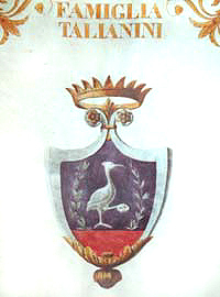 Trevi, Archivio Comunale. Stemma Talianini