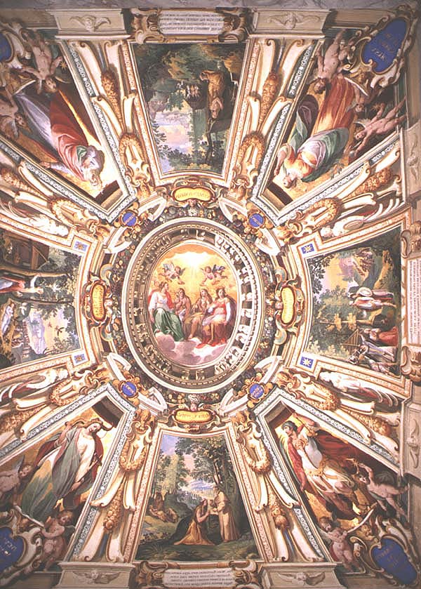 Trevi, Italy, Villa Fabbri - Sala delle 4 Sante